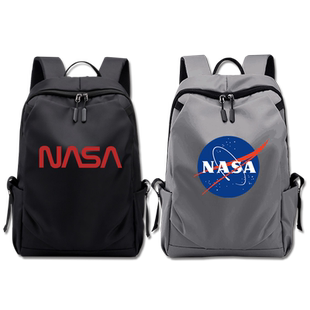 NASA联名欧美潮牌宇航员美国宇航局学生书包男女大容量双肩背包tt