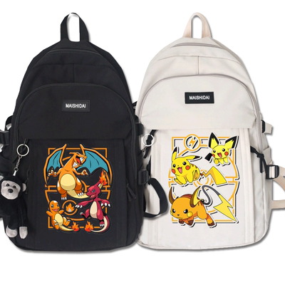 宠物小精灵口袋妖怪男女双肩背包