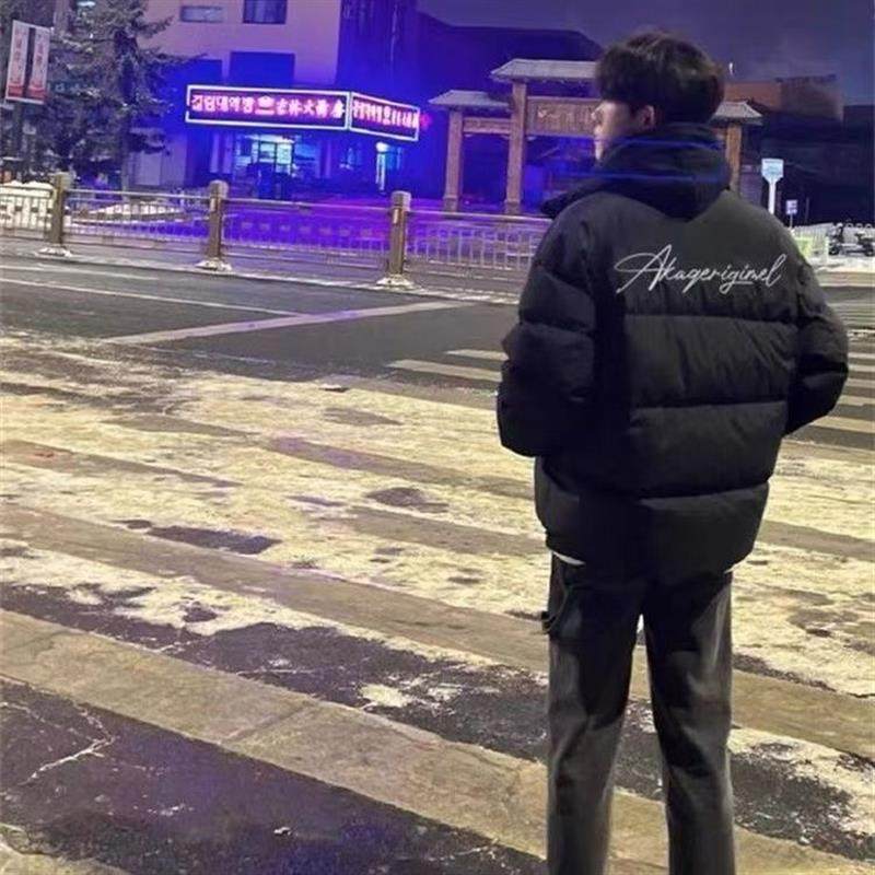 秋冬季高街复古字母立领棉服男女ins美式慵懒风加厚情侣面包服潮,女装/女士精品,时尚套装,淘宝优惠券,粉丝福利购,淘宝优惠卷