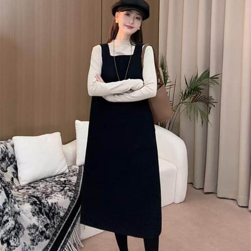 秋冬新款羊毛裙+打底衫套装韩系减龄穿搭ins爆款女装,女装/女士精品,时尚套装,淘宝优惠券,粉丝福利购,淘宝优惠卷