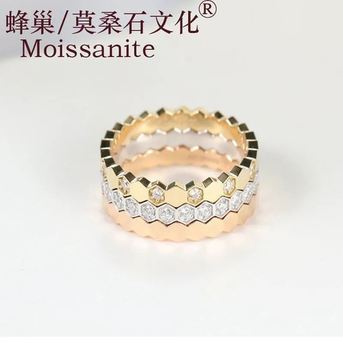 蜂巢戒指轻奢韩版轻奢女开口