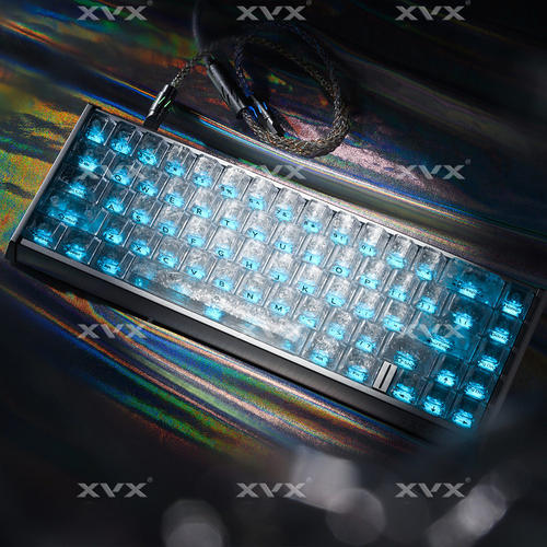 冰碳纹雾透键帽侧刻适机械磁轴