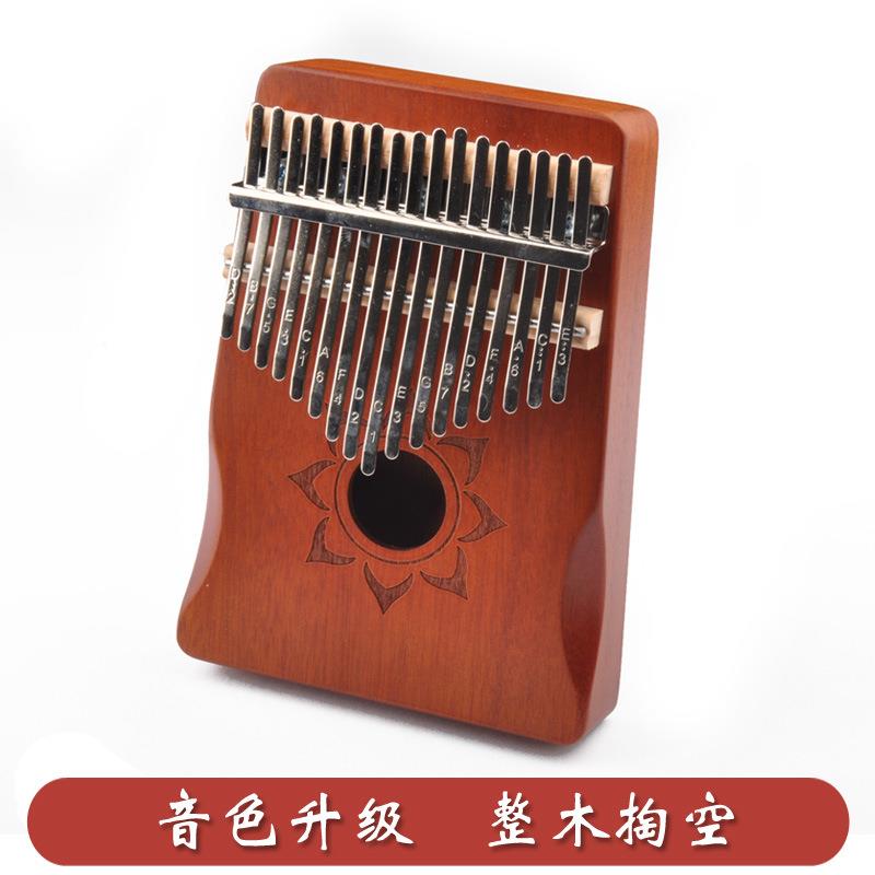 17音拇指琴桃花芯拇指琴卡林巴琴 kalimba 乐器21音手指琴定制