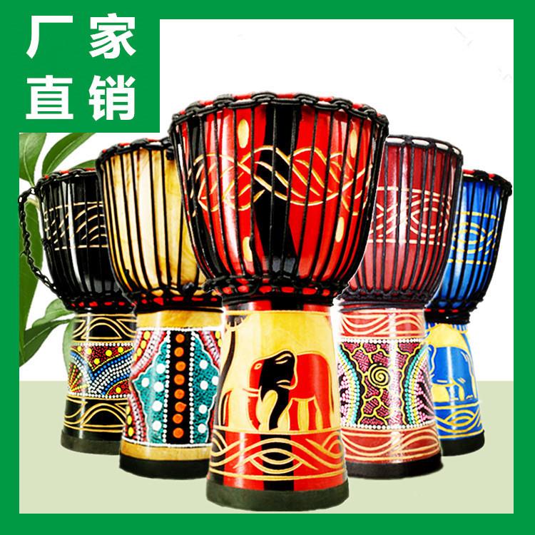 山羊皮幼儿园儿童非洲鼓8寸10寸12寸民谣丽江手鼓云南手拍鼓