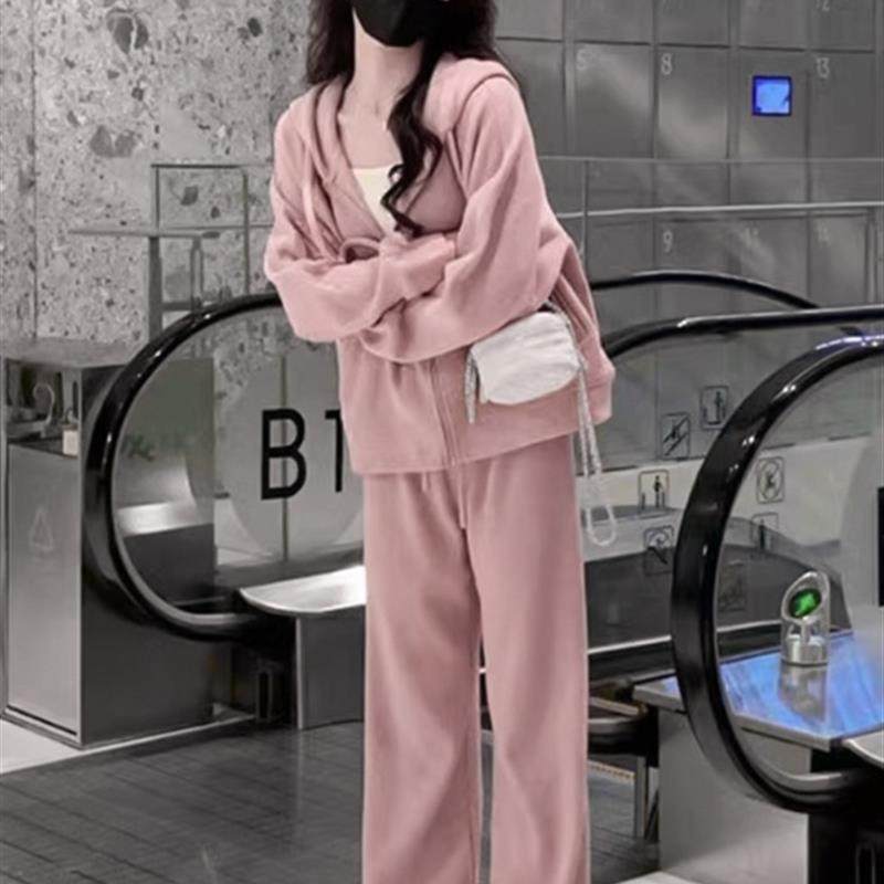 小个子入秋穿搭一整套高级感2025新款减龄早秋卫衣运动套装女,女装/女士精品,时尚套装,淘宝优惠券,粉丝福利购,淘宝优惠卷