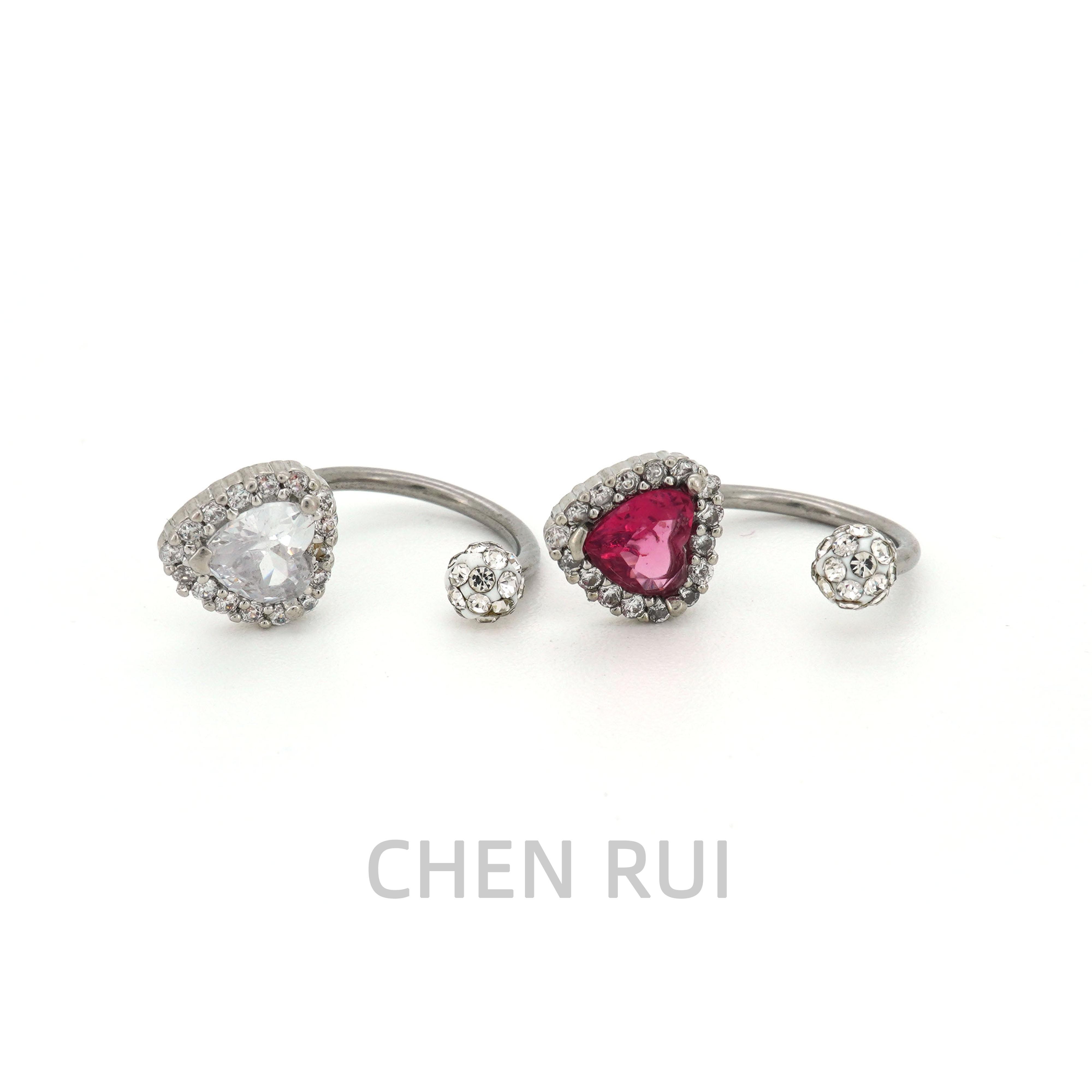 唇环可爱唇钉c型小众钛钢有洞饰品亚文化钉子外螺纹弯杆辣妹设计