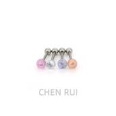 舌钉外螺纹14mm舒适饰品可喝酒钛钢性感异形可爱小众医用短杆