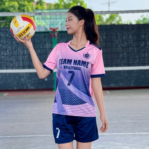 2025新款排球服男女比赛训练队服套装速干学生运动气排排球衣