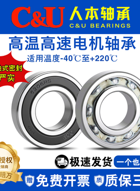 RS6304接触式6306人本6305轴承6302高速6300大全6301电机6303正品