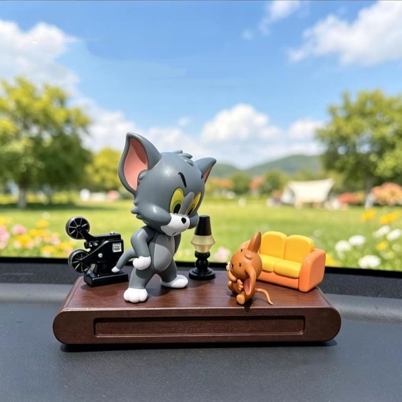 猫和老鼠3D立体挪车电话牌