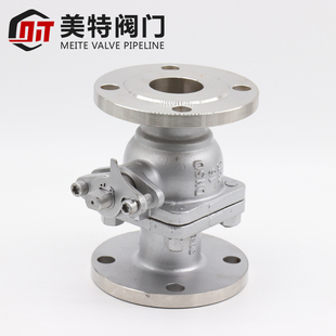 304不锈钢法兰球阀Q41F-16P法兰式阀门DN40 50 65 80 100国标手动
