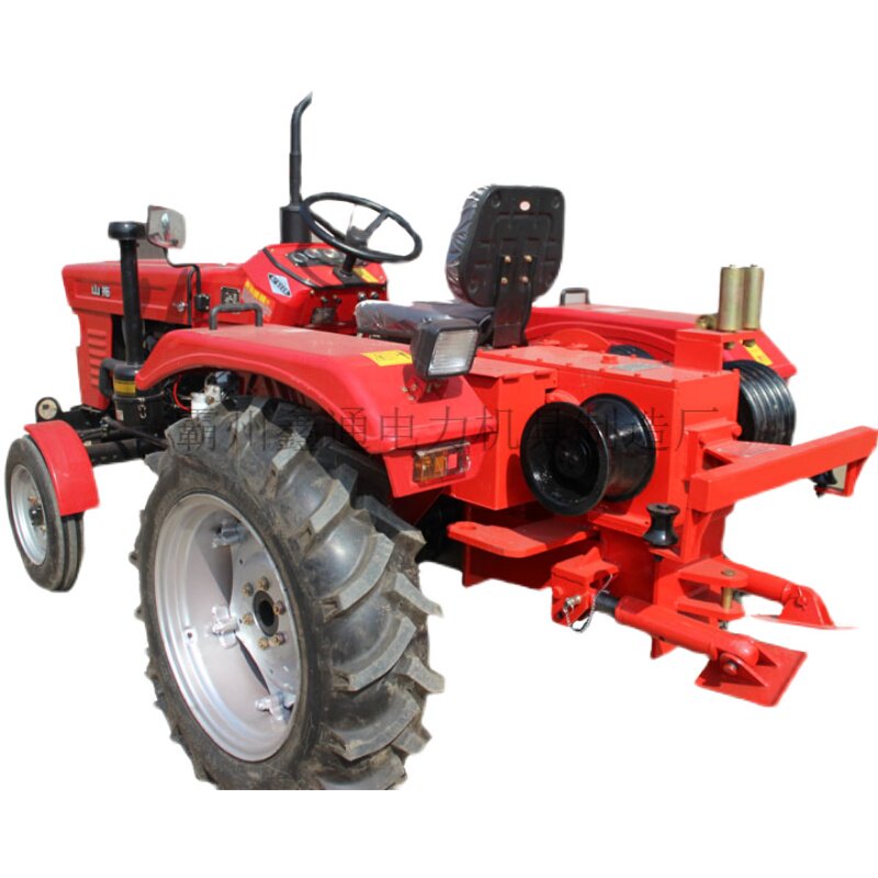 300型拖拉机绞磨 四轮拖拉机绞磨机 山东放线牵引四轮绞磨机