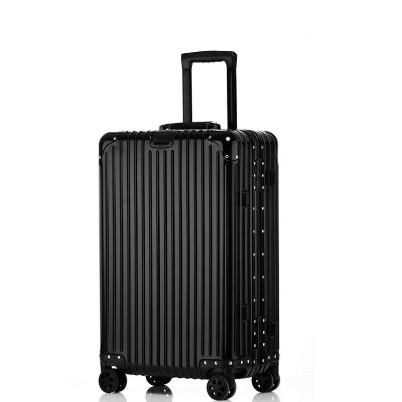 全铝镁合金行李箱20寸登机拉杆箱男生商务抗摔密码箱万向轮旅行箱