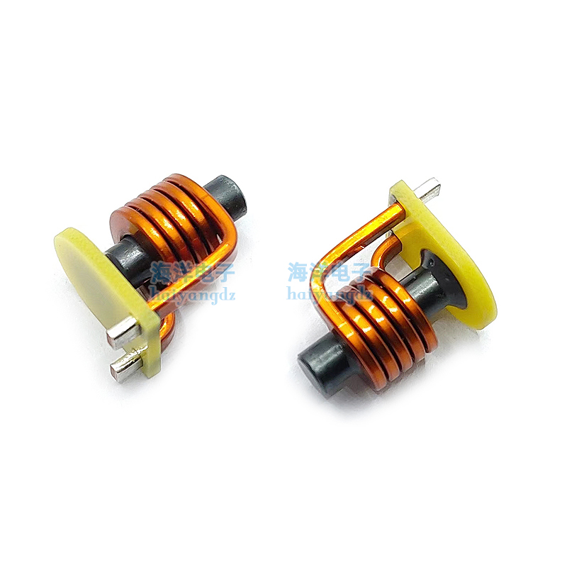 扁平铜线大电流磁棒电感 0.6UH 60A棒形直插脚DC滤波X储能功率线