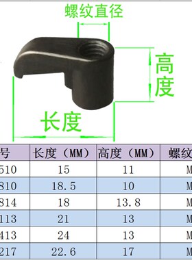 数控车床刀具配件M型车刀刀杆鸟型压板HL1814 1510 2113压紧刀片