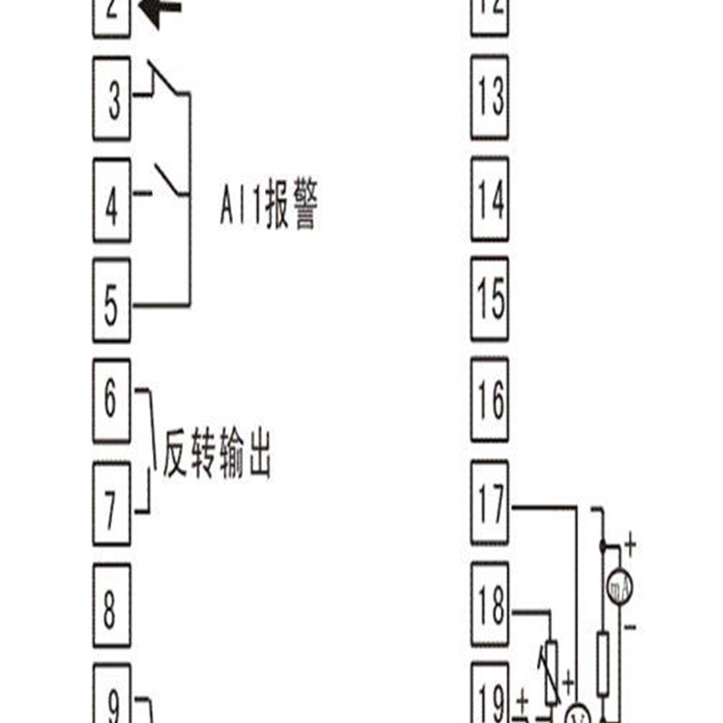 DC1040CR/CT/CL电机正反转温控仪表阀门自动正反转智能温度控制器