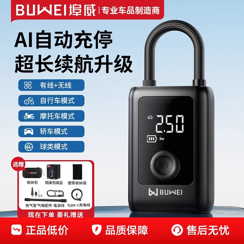 埠威BUWEI车载无线充气泵