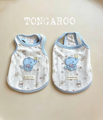 TG新品**纯棉宠物网眼透气背心米妮小象女