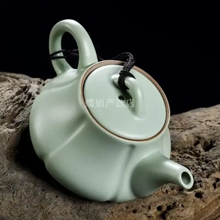 过滤家用小单壶茶具开片可养有 汝窑茶壶陶瓷功夫茶具茶壶汝瓷套装