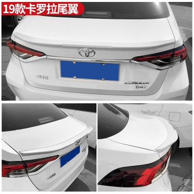 专用于2019款十二12代丰田19卡罗拉尾翼运动压尾新