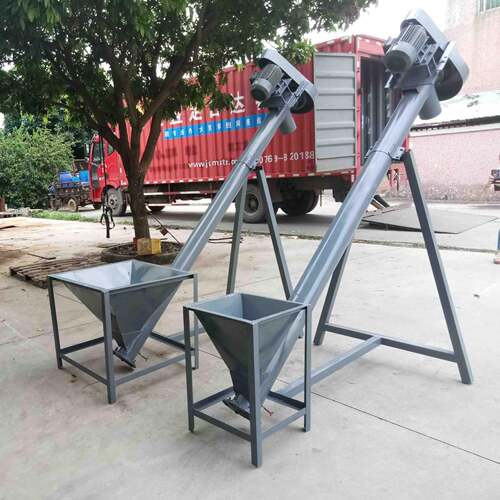 东莞螺旋不锈钢蛟龙输送机深圳化工面粉尿素自动吸料上料机