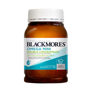 Blackmores澳佳宝鱼油mini鱼肝油欧米茄3深海鱼油软胶囊澳洲小粒