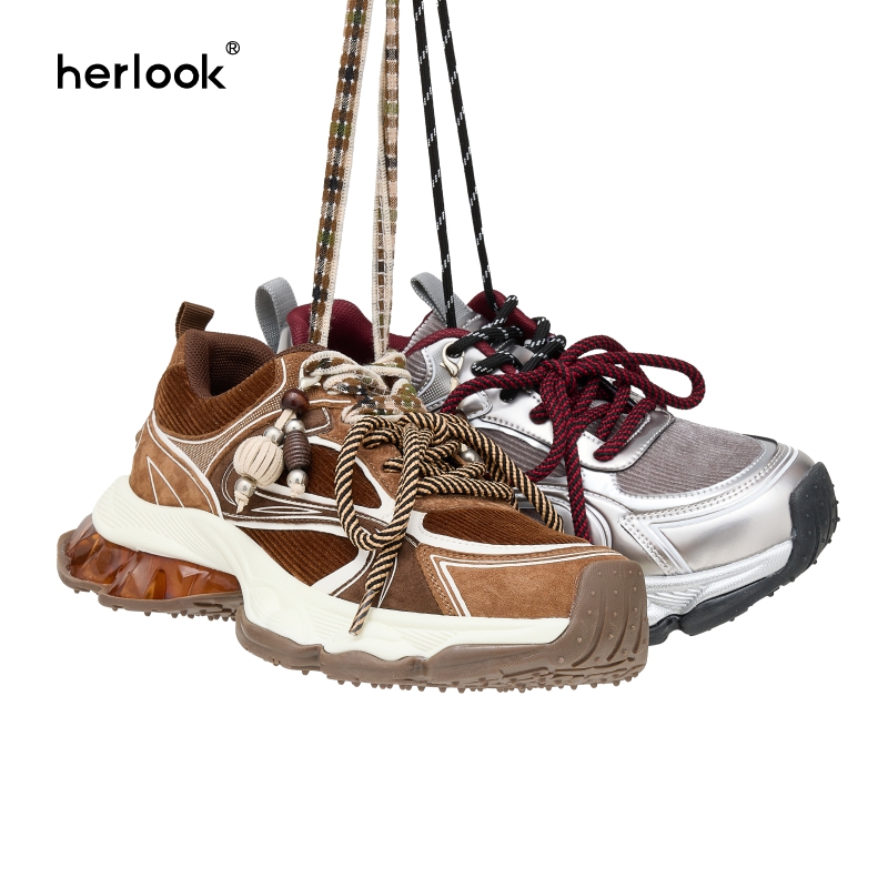 HERLOOK陨石厚底老爹鞋