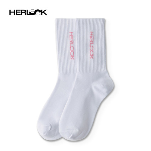 HERLOOK时尚刺绣棉袜一双装