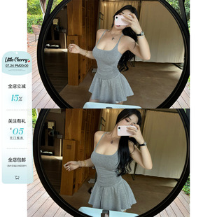 肉装小cherry 轻简旧约 纯欲微胖可拆卸胸垫工字美背吊带背心多色