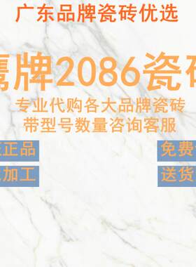 鹰牌2086瓷砖柔光肌肤釉连纹通体