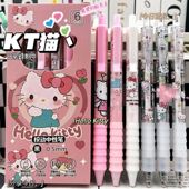 晨光同款 云握按动中性笔ins高颜值速干顺滑卡通可爱ST学生刷题0.5