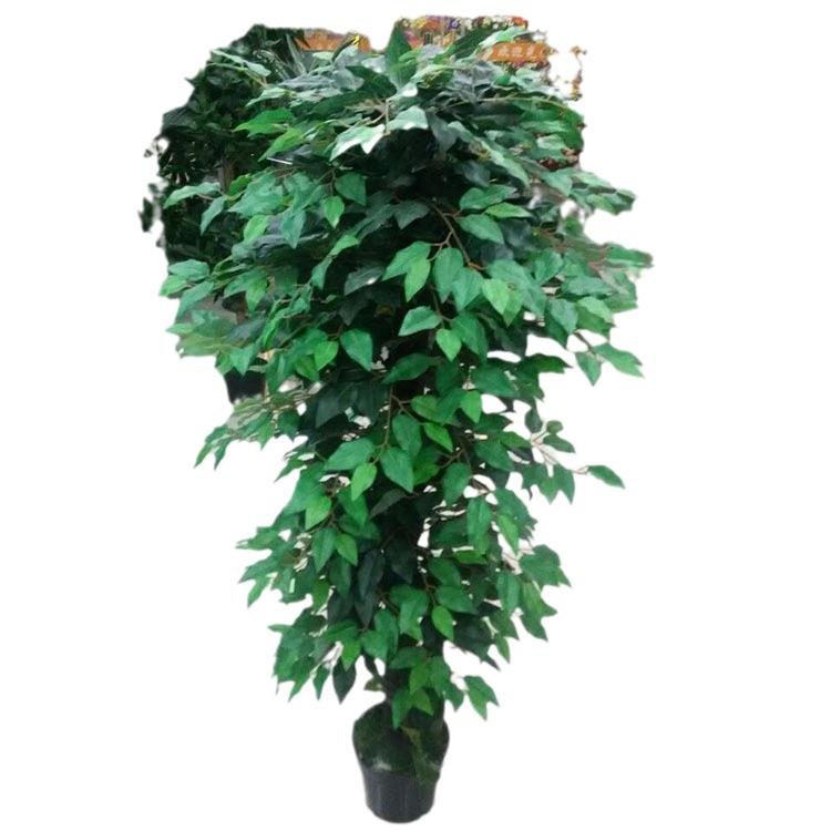 厂家仿真榕树木杆大型绿植假树绿色植物盆栽室内客厅装饰摆件