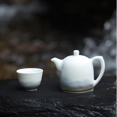 禅意茶器远山茶具套装家用景德镇陶瓷功夫茶创意简约茶器