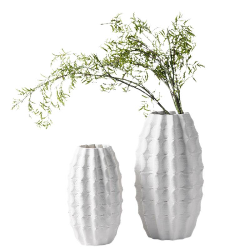 现代简约异型陶瓷花瓶插花干花仿真花客厅家居软装陶瓷装饰品