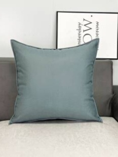 科技布抱枕套罩腰枕不含芯客厅皮沙发靠枕长条长方形靠背枕头靠u.