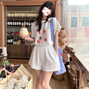 a字棉麻休闲五分裤 白色天丝亚麻短裤 冰丝莱赛尔中裤 夏季 女新款