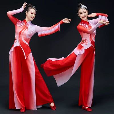 秧歌服女新款中国风茉莉花舞蹈