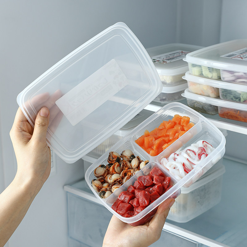 聚丙烯PP5长方形备菜盒保鲜盒