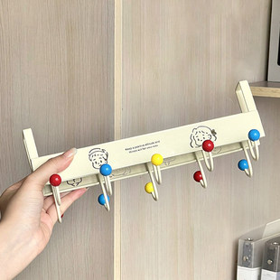卧室门后高级感挂钩学生衣柜门后挂包包收纳挂钩衣柜双面挂钩