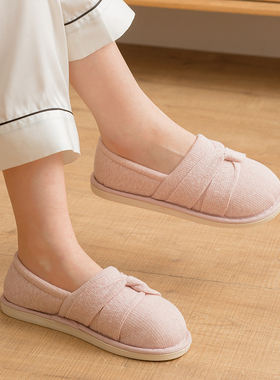 月子鞋春秋包跟产后孕妇夏季薄款防滑软底产妇3月份4居家棉拖鞋女