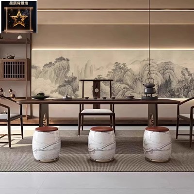 宋氏美学护墙板客厅背景墙碳晶板