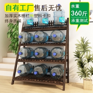 可收缩可折叠阶梯花架阳台花架子置物架落地式多层实木质客厅室内