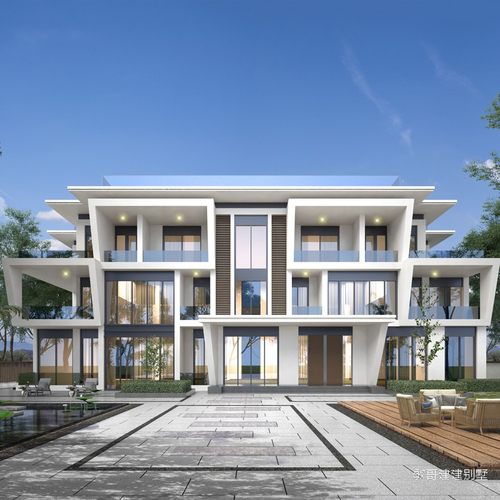 现代风格农村民宿三层别墅设计图纸全套效果图施工图MR053