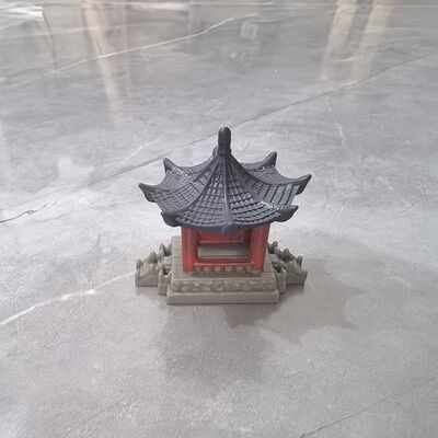微景观微缩仿真小凉亭子模型造景中式园艺盆景DIY配件装饰小摆件
