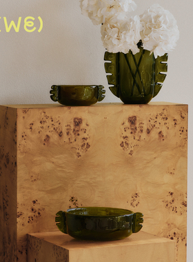 25秋冬新品 Fermliving Alas Bowl Vase 花瓶 碗收纳储物玻璃花器