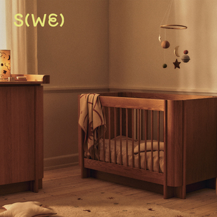 新品 Cot 丹麦Fermliving Baby 婴儿床儿童床儿童房 Tilu 2026春季