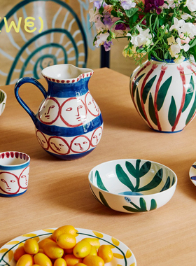 【25年秋冬新品】HAY La Pittura碗盘陶瓷水杯餐具花瓶艺术家手绘