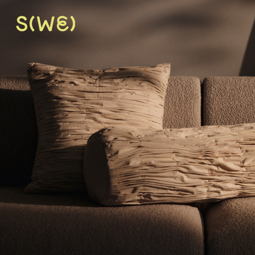 FaldaSmockedBolsterCushion