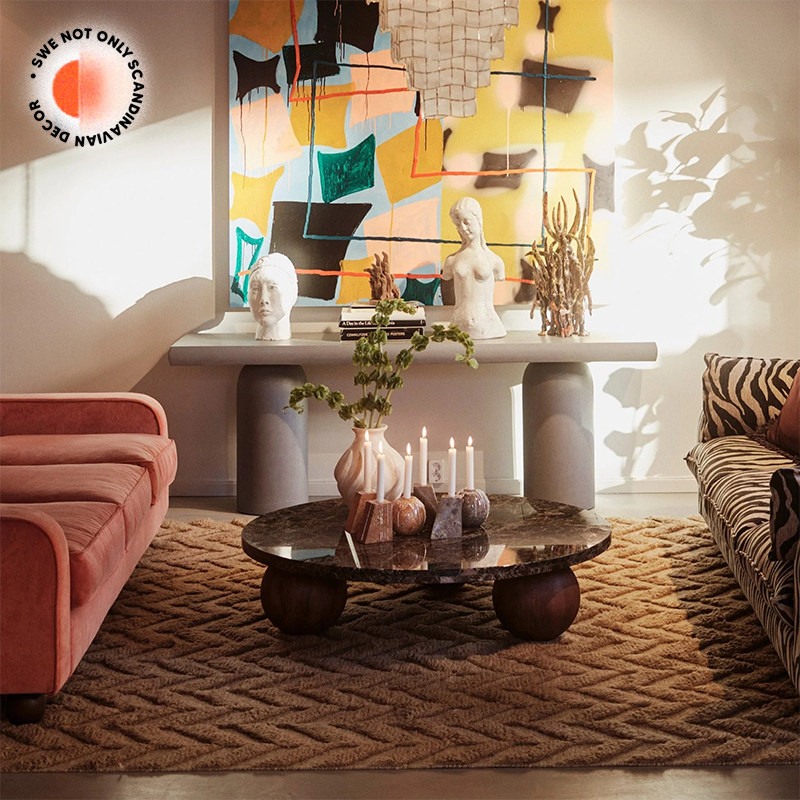 DustyDecoSphereRound沙发桌