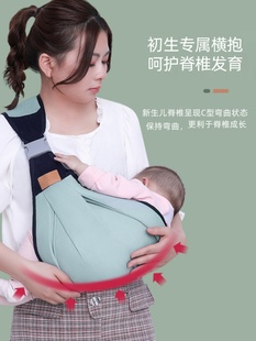抱娃神器前抱式 婴幼儿背巾轻便式 宝宝背带新生儿多功能简易背巾